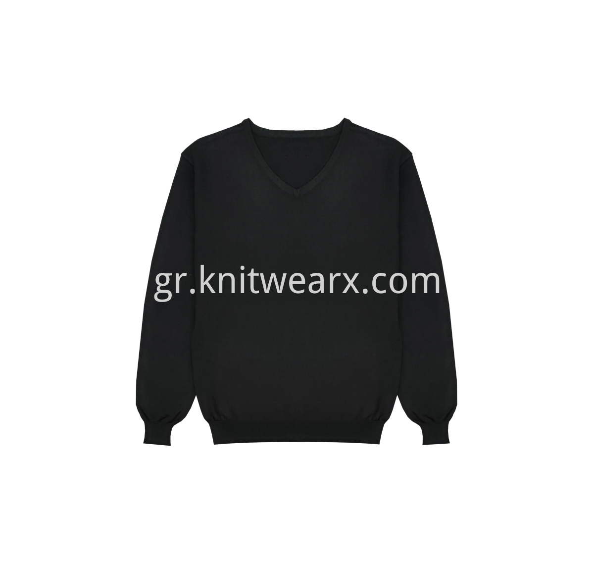 Men's Knitted Sweater Classic V-neck Anti-pilling Pullover